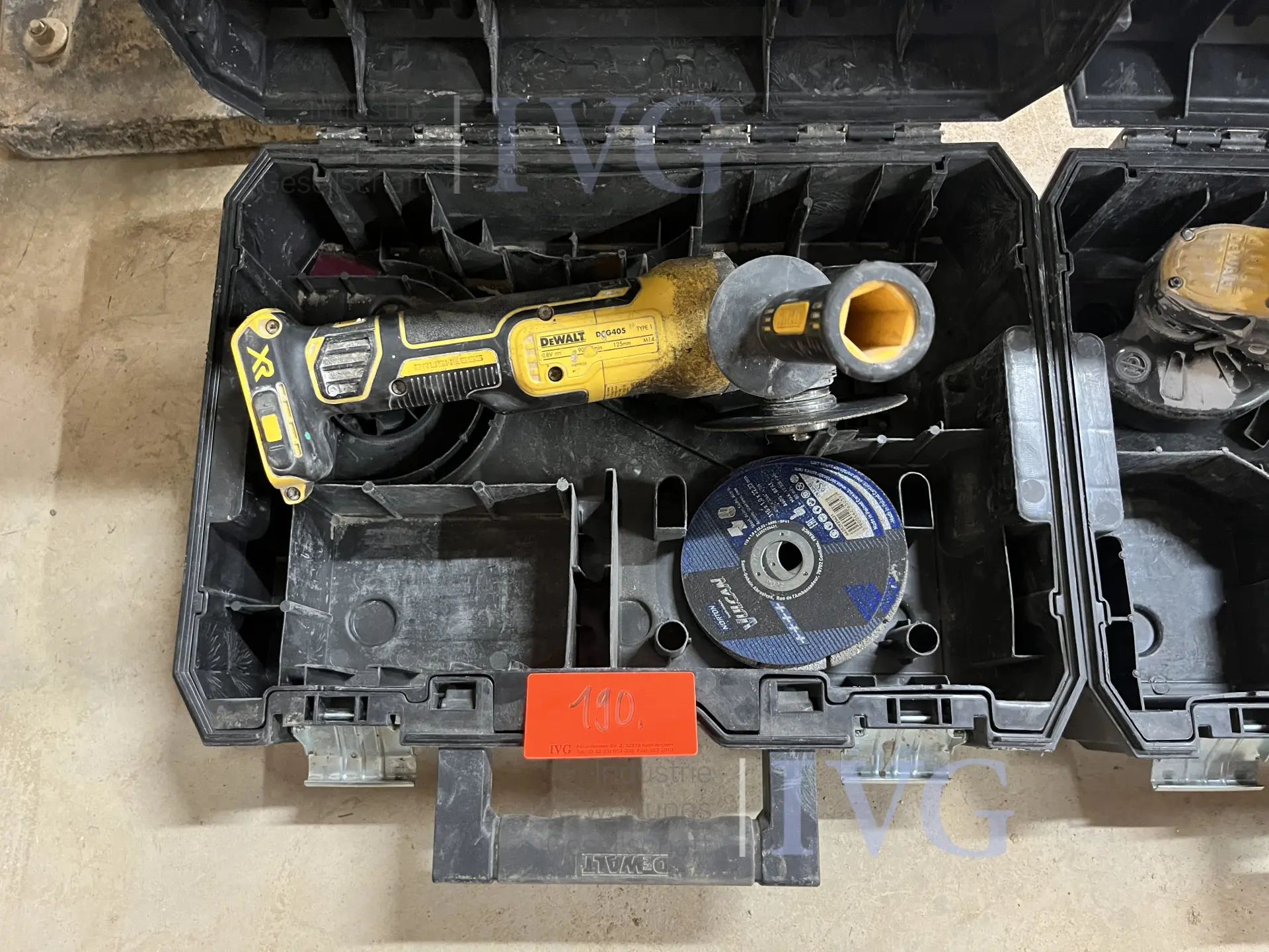 Akku-Winkelschleifer DEWALT DCG405